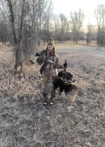 Kenna hunting turkey