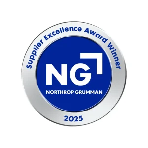 2025 Northrop Grumman Supplier Excellence Award Graphic